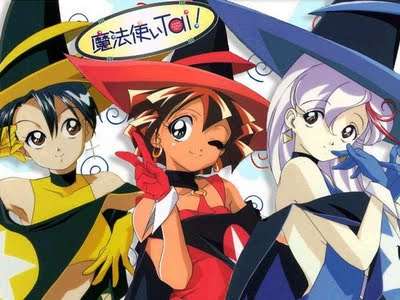 Personagens de anime em ilustração colorida