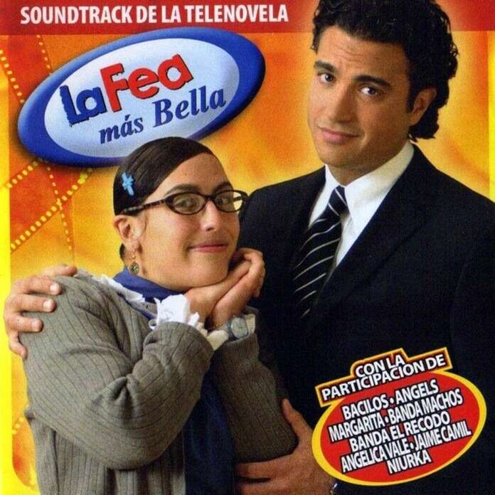 Capa da trilha sonora da novela La Fea más Bella