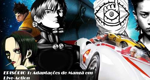Capa do primeiro podcast JWave sobre adaptações de mangá em live-action