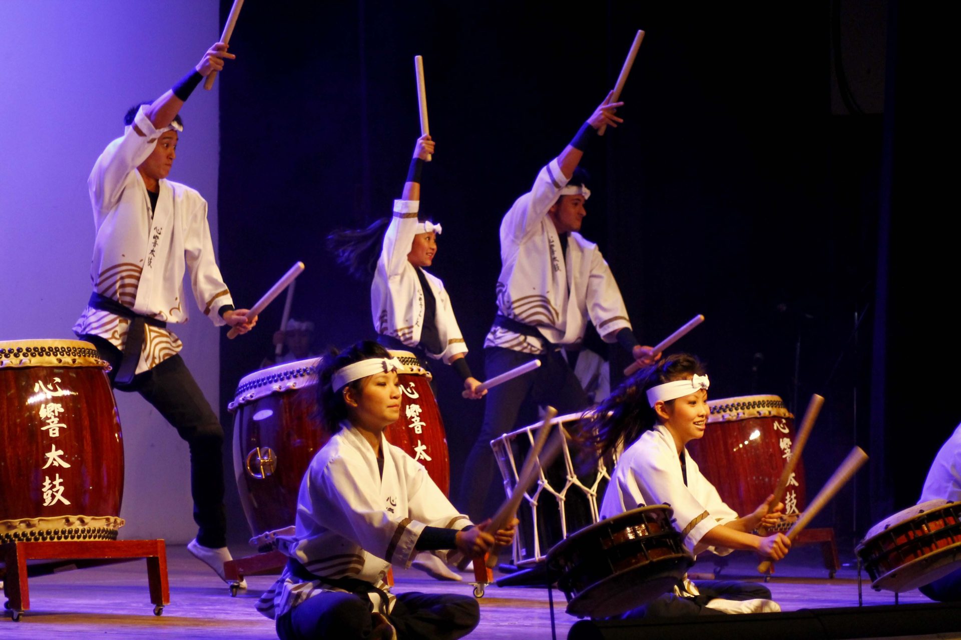 Shinkyo Daiko - um dos grupos de wadaiko presentes no evento
