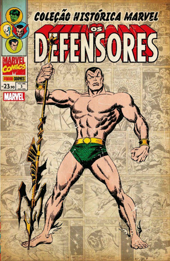 COLECAO HISTORICA MARVEL - OS DEFENSORES 3