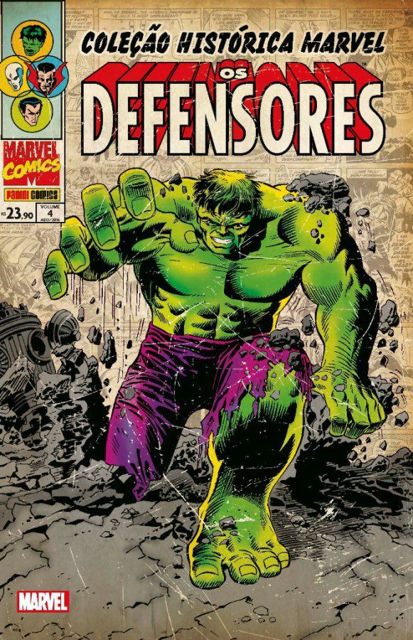 COLECAO HISTORICA MARVEL - OS DEFENSORES 4