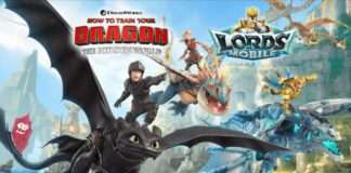 Lords Mobile anuncia colaboração com “Como Treinar o seu Dragão 3”