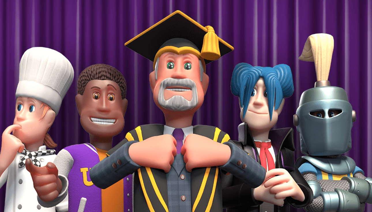 Pacote Cerebral de Two Point Campus chega aos consoles