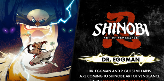 SHINOBI: Art of Vengeance enfrentará Dr. Eggman e outros vilões da SEGA em seu primeiro DLC