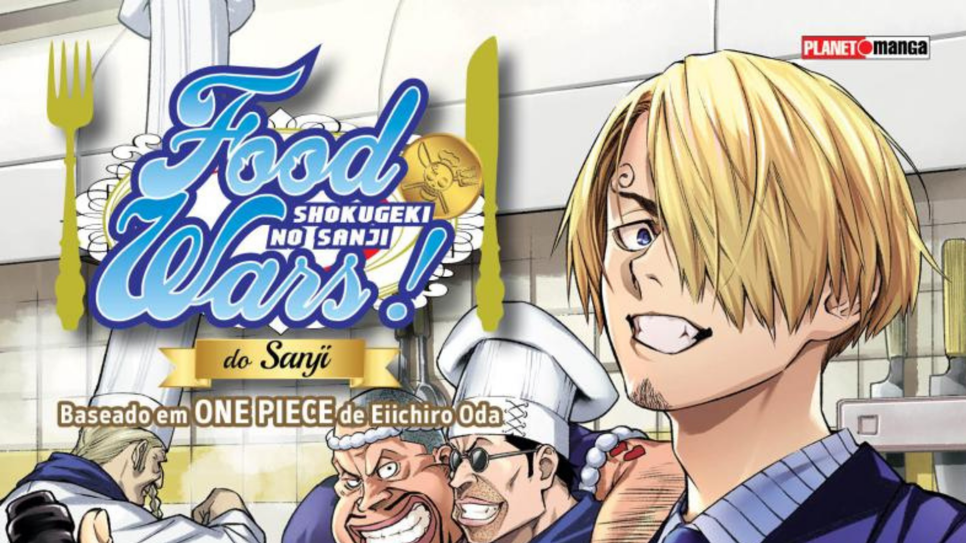 Capa da edição brasileira de Food Wars do Sanji pela Panini