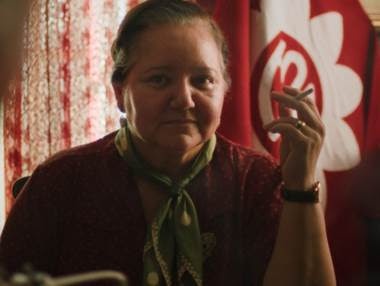 A atriz Ingrid Trigueiro em cena do filme