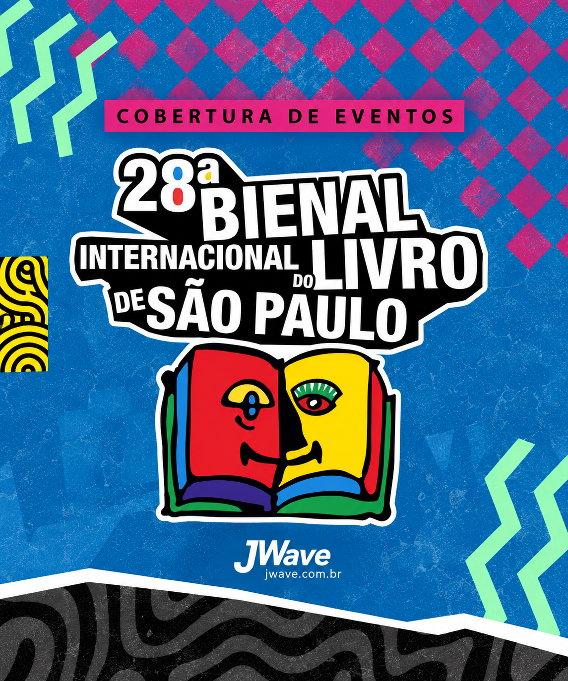 Bienal do Livro Cobertura JWave
