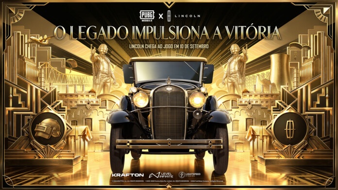 PUBG MOBILE anuncia parceria com marca americana de carros de luxo Lincoln