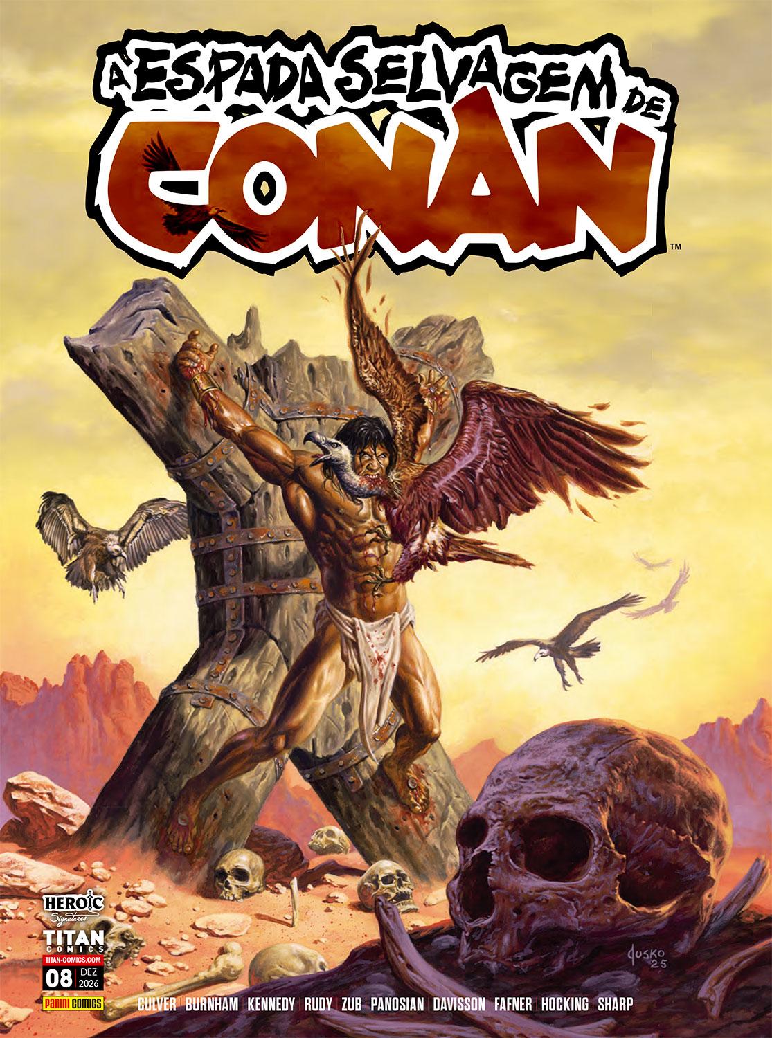 Capa de A ESPADA SELVAGEM DE CONAN 8