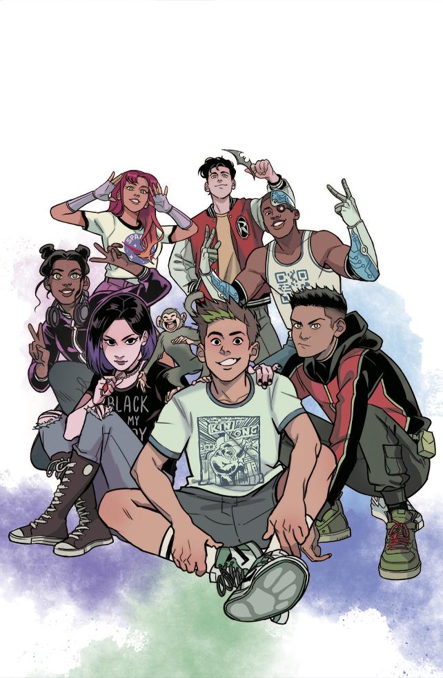 Capa de JOVENS TITÃS- UNIDOS