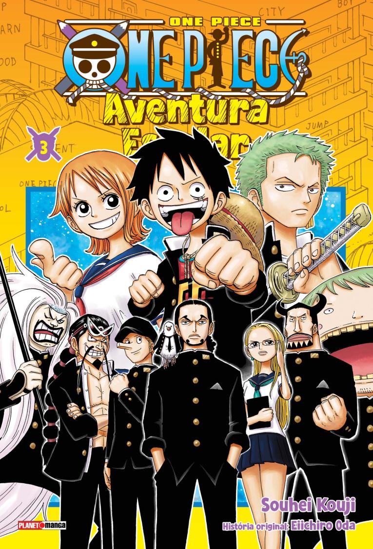Capa de One Piece- Aventura Escolar 03 Roteiro- Souhei