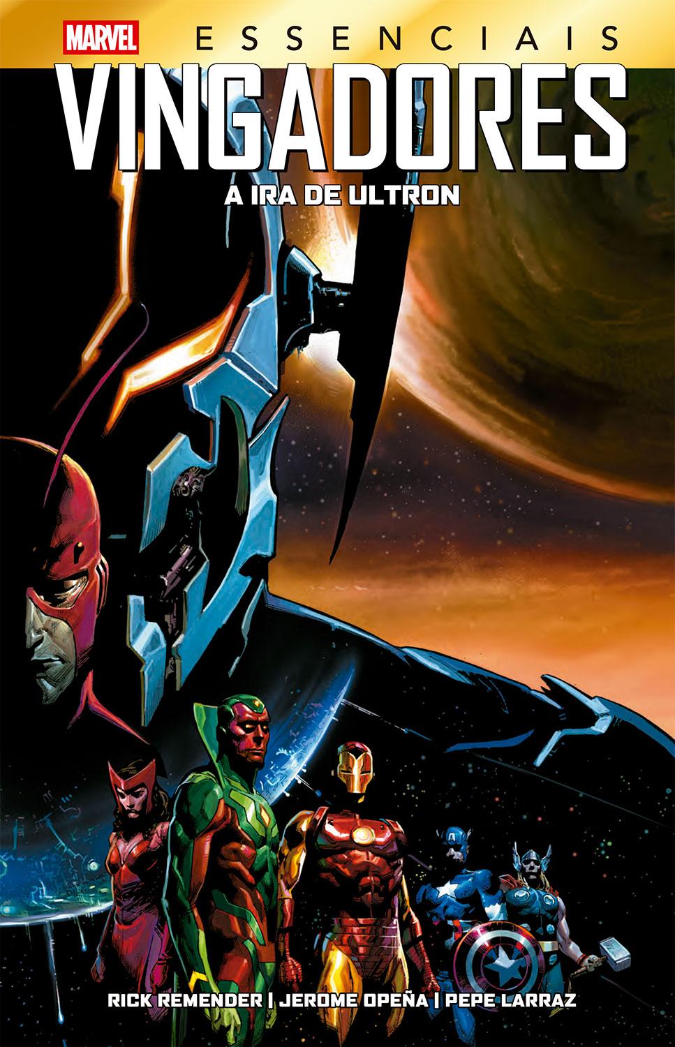 Capa de VINGADORES- A IRA DE ULTRON(MARVEL ESSENCIAIS)