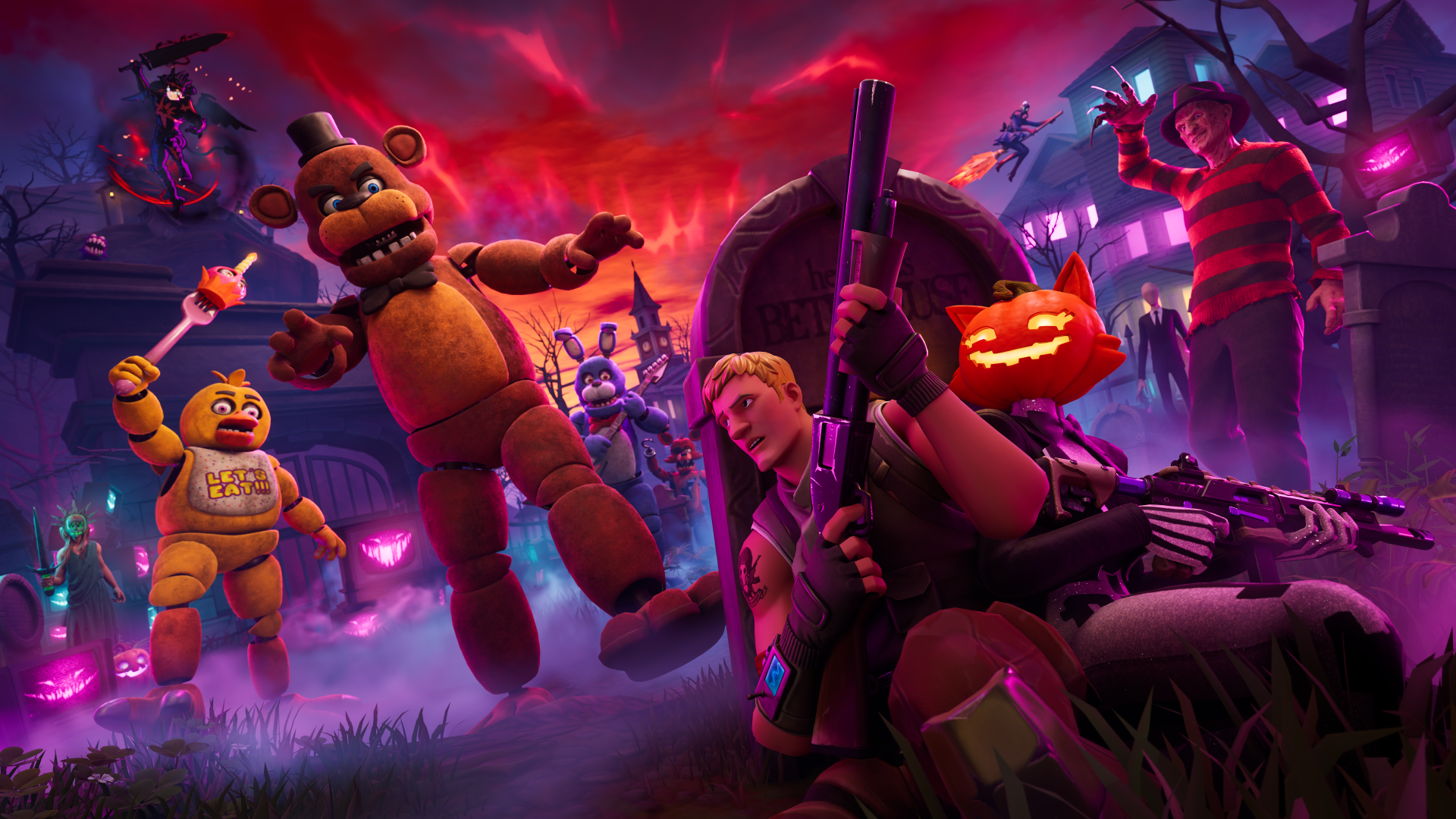 Loading Screen Outro Fortnite recebe Five Nights at Freddy’s e Freddy Krueger no ...